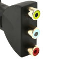 AV Component Converter Wear-resistant HDMI-compatible to 3 RGB RCA Composite AV Adapter. 