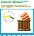 Dream Colorful Activity Sticks Building Blocks for Kids - Creative Construction STEM Toy - 100+ Stick Blocks Set for Educational Play. 