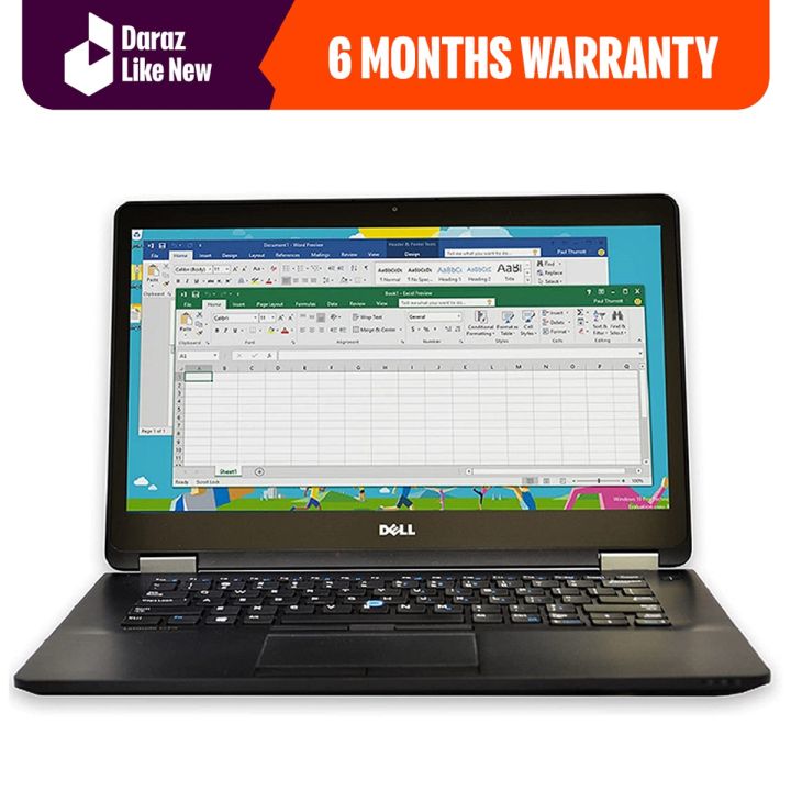 Daraz Like New Laptops - Dell Latitude E7470 Laptop  14" HD  Intel Core i5-6200U 6th gen  8GB RAM DDR4  256GB SSD  Windows 10 Pro