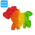 Rainbow Horse Pop It Silicone Toy For Kids. 
