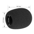 Ball Type Foam Pop Filter For Condenser Microphone. 