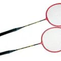 Medium Quality Eminent Badminton Rackets Pair. 