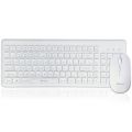 wireless keyboard and mouse anxin C600 white keyboard and mouse compact ergonomic wireless 2.4GHz combo pack. 