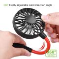 Neck Fan for Kitchen  Folding Handheld Fan Wearable Portable Neckband Mini Fan USB Chargeable. 