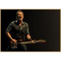 Vintage Bruce Springsteen Retro Rock Band Music Guitar Matte Kraft Paper Antique Wall Sticker Home. 