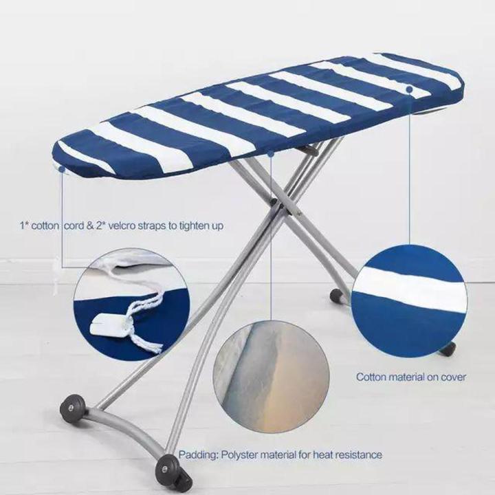 Ironing Board Cover Heavy Duty Heat Reflective Scorch Resistant Adjustable Extra Large Size