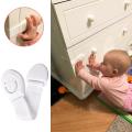 Pack Of 3 Child Baby Safety Plastic Locks for Drawers Cabinet And Doors, Refrigerators Child Safety Cabinet Baby Door Lock Drawer Locks Cupboard Proof Fridge. 