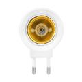 E27 220V Screw Mouth Night Light Can Tilting EU Lamp Holder With Switch Round Foot Wall Type Lamp Shades Stable performance and easy to install. 