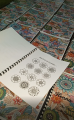 Mehandi Reusable Practice Book and  FREE Practice Practice Sheet and Free Spong Duster. 
