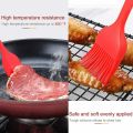 Basting Brush + Large Spatula Silicone Pastry Baking BBQ Sauce Marinade Meat Glazing Oil Brush Heat Resistant , Kitchen Cooking Baste Pastries Cakes Desserts, Dishwasher safe  (Brush + Spatula). 