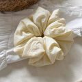 Super soft ~ cream cloud sponge large intestine ring hair rope simple and versatile, hair tie rubber band, headline ponytail hair accessories. 