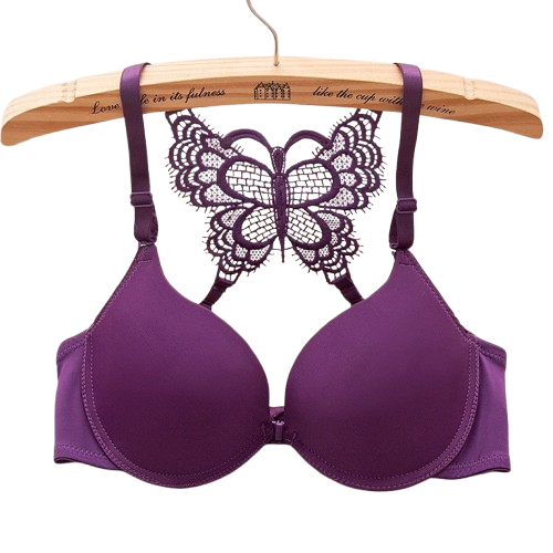 Flourish Undergarments Front Open Butterfly Y line Adjustable Straps Push Up Bra for girls & womens 1606