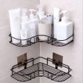 Wall Mounted 3m Sticker Bathroom Shelves Corner Shelf Shower Shelf Toiletries Kitchen Spice Storage Rack Bathroom Accessories. 