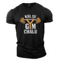 Black Kal Se Gym T-Shirts. 