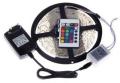 Flexible RGB Color Changing Strip SMD Light with Remote Control. 