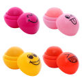 Smiley Emoji Fruit Flavor Nourishment Lip Balm. 