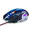 G15 Mechanical Wired Gaming USB Mouse 6-Button Mute 3600DPI Luminous Macro E-sports PUBG FPS Game Mice for Laptop PC. 