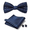 Men's Business Dress Bow Tie New Pattern European and American Fashion Bow Tie Three-piece Suit. 