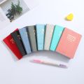 2023 Mini A7 English Agenda Book Journal Cute Creative Pocket Notebook Daily Planner Cheap Korean Stationery. 