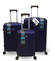 Hard side 3-Piece Luggage Set (20/24/28) | Fiber Suitcase | 4 Double Wheel Luggage Trolley Bags. 