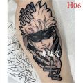 Anime Jujutsu Kaisen Tattoo Stickers Itadori Yuji Gojo Satoru Waterproof Tattoo Halloween Fashion Cosplay Accessory Gifts. 