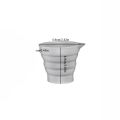 Durable With Scale Foldable Silicone Measuring Cup Reusable Multi-spec Epoxy Resin DIY Cups Mix Cup Portable Graduated Cup Jewelry Making. 