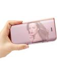 For SAMSUNG galaxy NOTE 8 case Clear View Electroplating Mirror Flip Phone Casing Full Protective Phone Housing cover. 