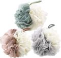 Pack of 3 Bathing Net Bath Ball Bath Shower Sponge Loofahs Mesh Pouf Shower Ball, Mesh Bath and Shower Sponge. 