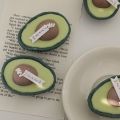 Avocado Scented Candle Creative IG Style Fruit Candle Aromatherapy for Birthday Wedding Photography Home Decoration. 
