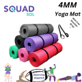 Best Quality yoga mat 4mm,Lightweight yoga mat,And Best Anti Slip Premium Yoga mats,Durable yoga mat,hick yoga mat for joint support  ,Anti Slip best Exercise Mat for Men and Women,(72 L*24 W inch). 