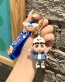 Creative cartoon crayon, small new doll, keychain, epoxy glue, car key bag, bag pendant, small gift crane machine. 