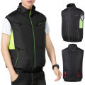Cooling Vest Ice Fan Vest Heat Resistant Air Conditioner Clothes Breathable Wearable Cooling Fan Vest for Summer Camping Fishing. 