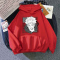 Anime Jujutsu Kaisen Itadori Yuji Print Streetwear Sweatshirt Harajuku Manga Cool Unisex Autumn and Winter Keep Warm Hoodies. 
