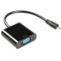 High Speed Cable Micro HDMI To VGA Converter Video For Raspberry Pi 4B Descriptions VGA To Micro HDMI Cable Micro HDMI To VGA Cable HD Display Cable LCD Cable Projector Cable Laptop Projector Cable. 