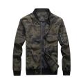 Casual Camouflage Fashion Men's Long Sleeve Jacket Stand Neck Coat. 