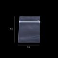 100Pcs/pack 4x3cm Mini Zip Lock Baggies Plastic Packaging Small Ziplock Bag 3 size as your choice. 