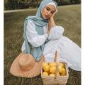 chiffon georgeate simple dupatta,stoller hijab scarf without inner cap. 