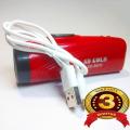 Rechargeable LED Torch Light With Money Checker Solar Power. 