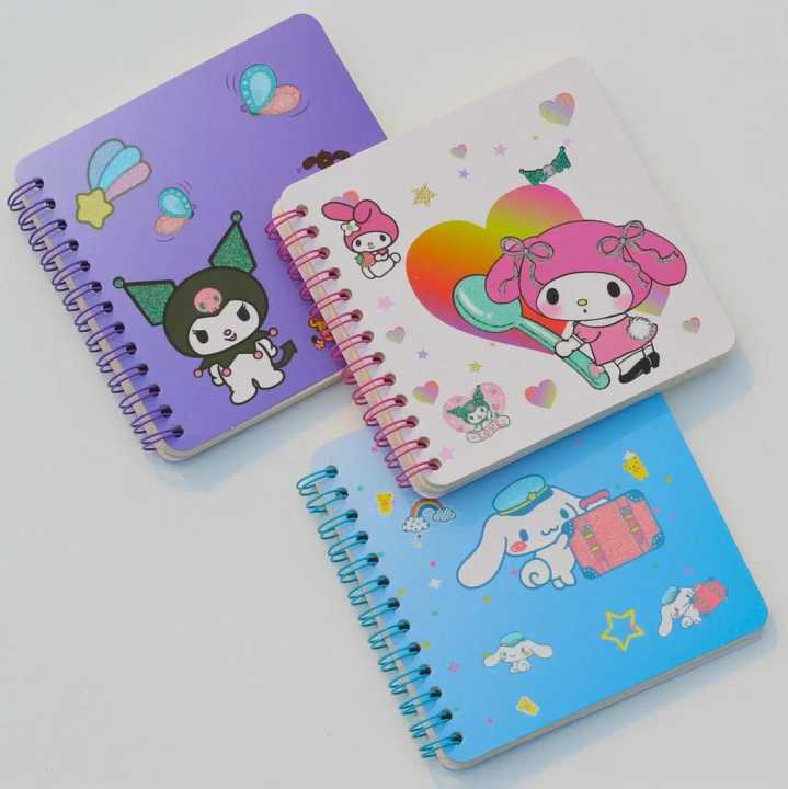 Creative%20Kawaii%20Spiral%20Kuromi%20Sanrio%20Weekly%20Planner%2085%20Sheets%20Purple%20Kuromi,%20Black%20Kuromi,%20My%20Melody%20and%20Cinnamoroll%20-%20Image%205
