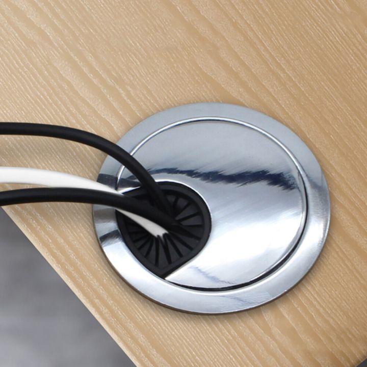 50mm Metal Computer desk hole cover Wire Hole Cover Table Cable Tidy piece Computer Grommet for Desk Table Cable Available in Different colors.