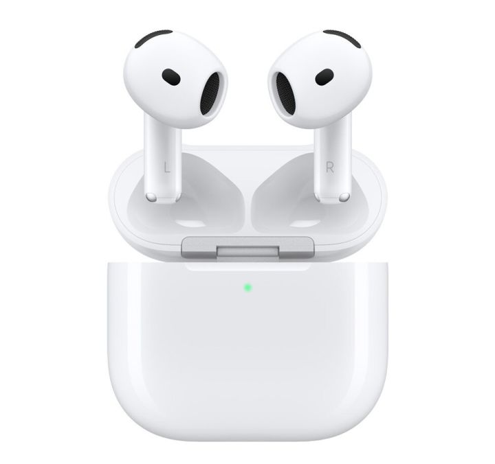 Apple AirPods 4 With ANC Wireless Earbuds, Personalized Spatial Audio, Sweat and Water Resistant, USB-C Charging Case, H2 Chip