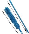 SP Dealz Flexible Fan Cleaning Duster Fan Cleaner Duster with Long Rod Flexible Fan Cleaning Mop Microfiber Duster Cleaner Foldable Duster for Home Cleaning Microfiber Duster for Cleaning of Home, Kitchen, Ceiling with Long Rod Random Color. 