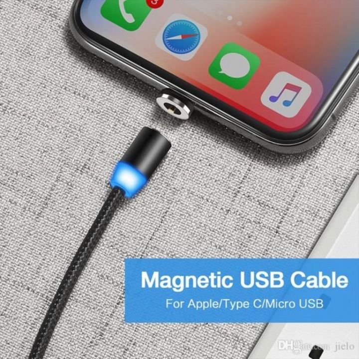 Magnetic%20USB%20360%20Degree%20Rotation%203%20in%201%20Fast%20Charging%20Data%20Cable%20Compatible%20with%20All%20Lightning%20&%20USB%20Type-%20C%20&%20Micro%20USB%20Nylon%20Braided%20Wire%20with%20LED%20Light%20(Black)%203%20Feet%20-%20Image%205