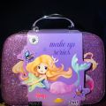 Make Up Toy for Kid Pretend Play Makeup Set Safety Non-toxic Makeup Kit Toy for Girls Mermaid 2in1 Realistic Beauty Makeup Jewelry Bag Very High Quality Glitter Skin Kids Beauty Bag with Many Accessories Nail Art Kids Makeup & Jewelry Perfect For Gifting. 