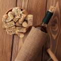 Wine Corks, Wooden Cork Wine Bottles Cork for Natural Corks for Wooden Wine Corks for DIY, Decoration and Hobbies. 