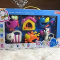 Baby Rattles Toys Set, Baby Teething Toys 0-6 Month Infant Toys Sensory Teether, Baby Toys Grab and Shake Rattles, Early Educational Newborn Chew Toys Gifts Sets for 0-12 Month Babies Boy Girl, Huanger Early Development Learning Music Toy. 
