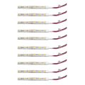 10Pcs 10Cm Waterproof Red 5050 Led Strip Lights Dc 12V Boat Car. 