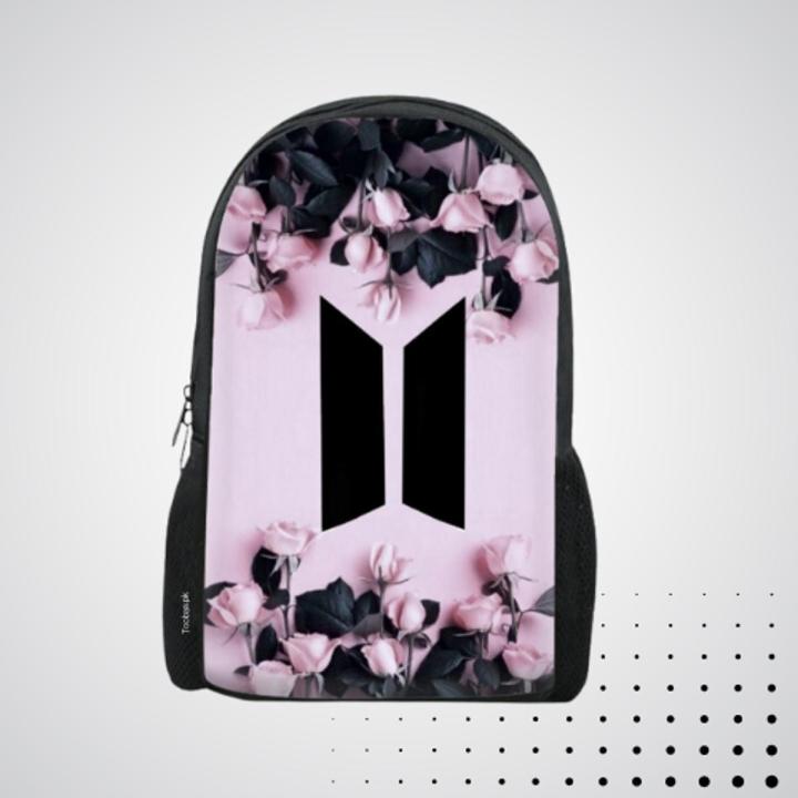 BTS ARMY BAG | Bag for College | Gilrs college bags | Backpack for BTS | BTS Bags | Pink bag for girls