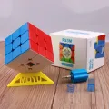 3x3 Moyu RS3M Magnetic Speed Cube Stickerless Puzzle Toy MOYU RS3m 2020 Sticker less Magnetic Cube with Spring Compression System. 