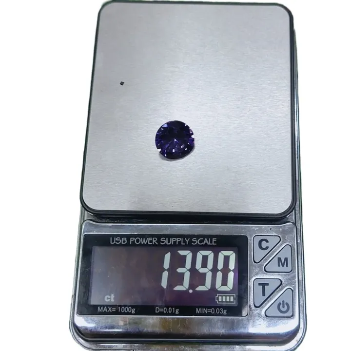 Original%20Zircon%20Purple%20Color%20DIMOND%20Cut%20Gemstone%2013.90%20crt%20%C2%B1%201crt%20For%20Ring,Bracelet,Pendant%20-%20Image%208